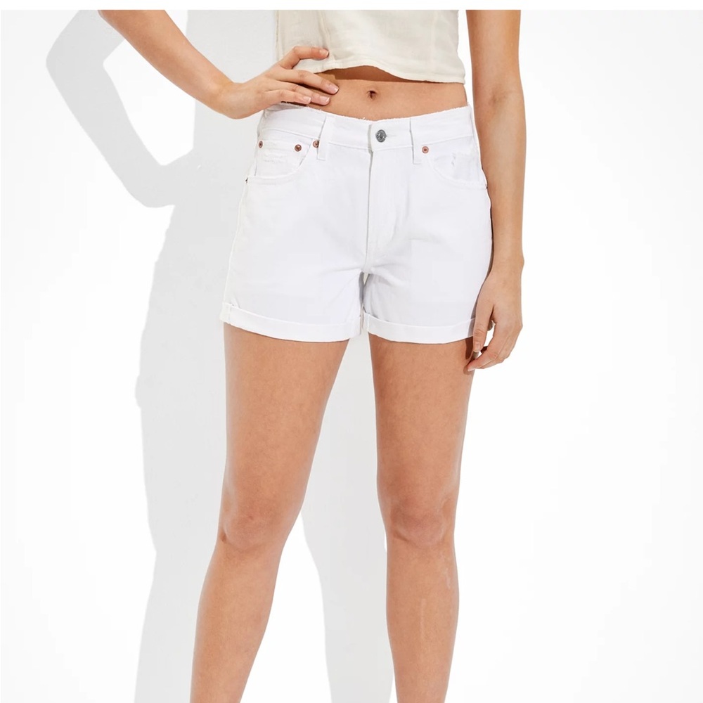 American Eagle Outfitters White Jean Shorts, size 000